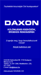 Mobile Screenshot of daxon.hu